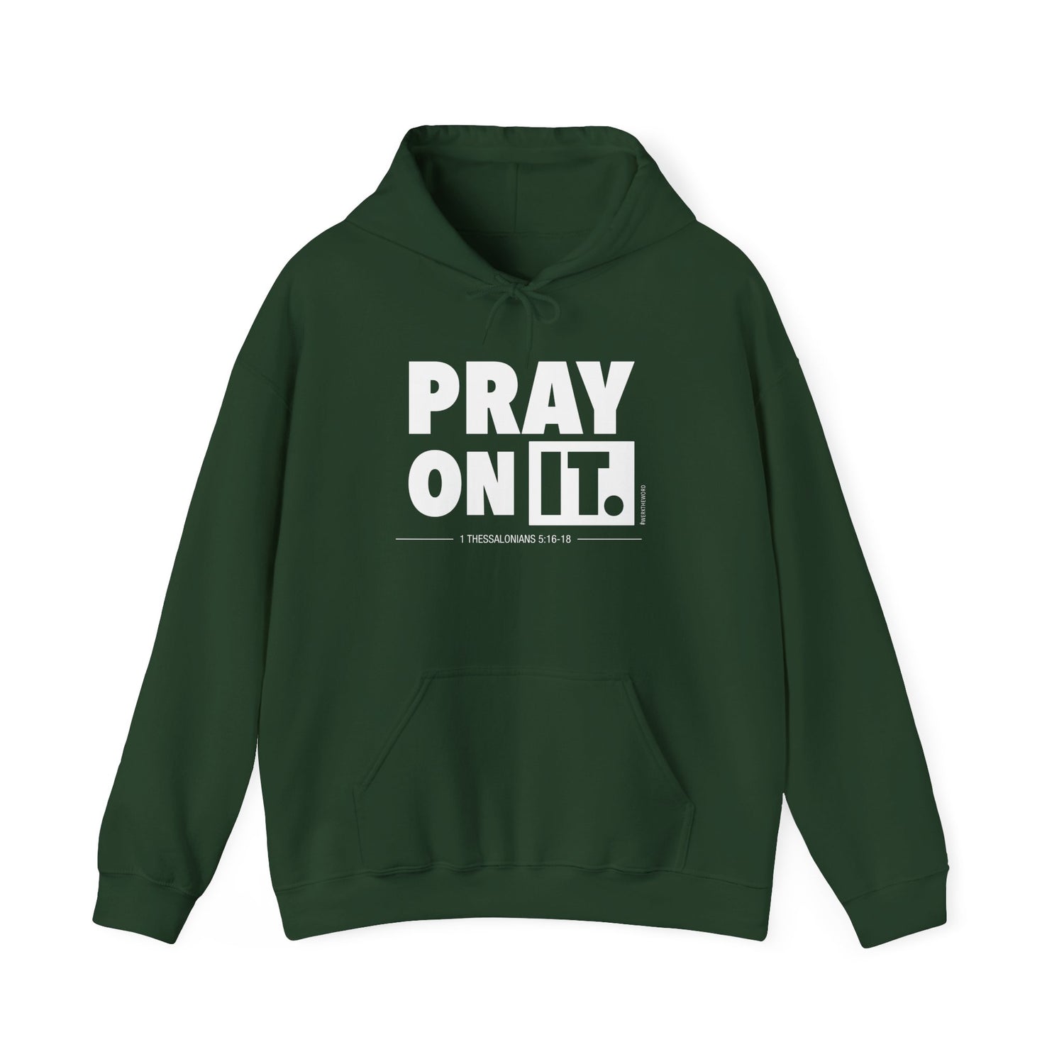 Pray On It Block | Dark Fab Hoodie | Unisex