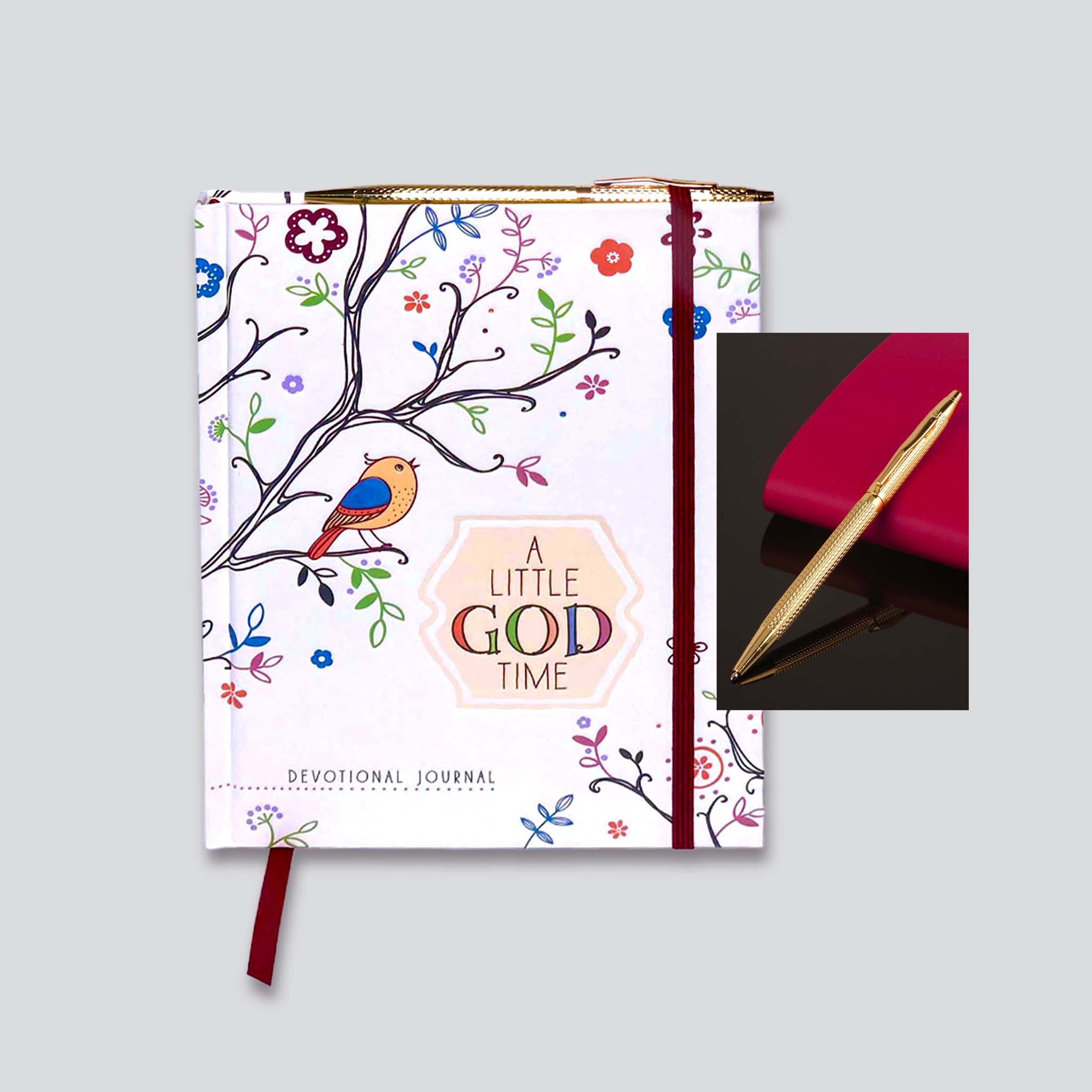 A Little God Time Journal & Pen – Affirm The Word Literary