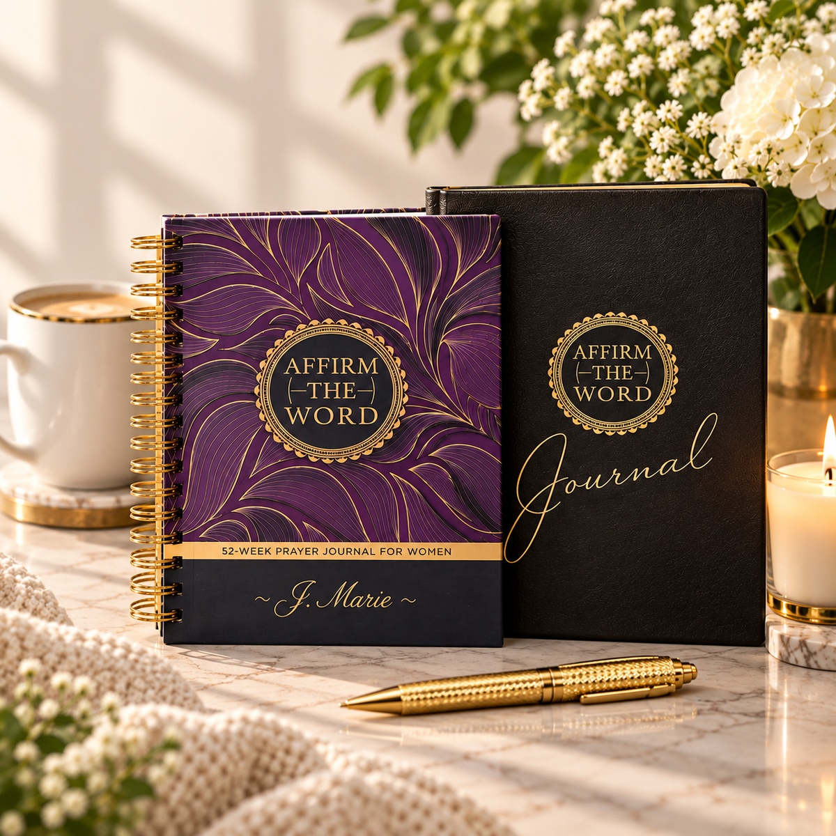 Woman writing in prayer journal