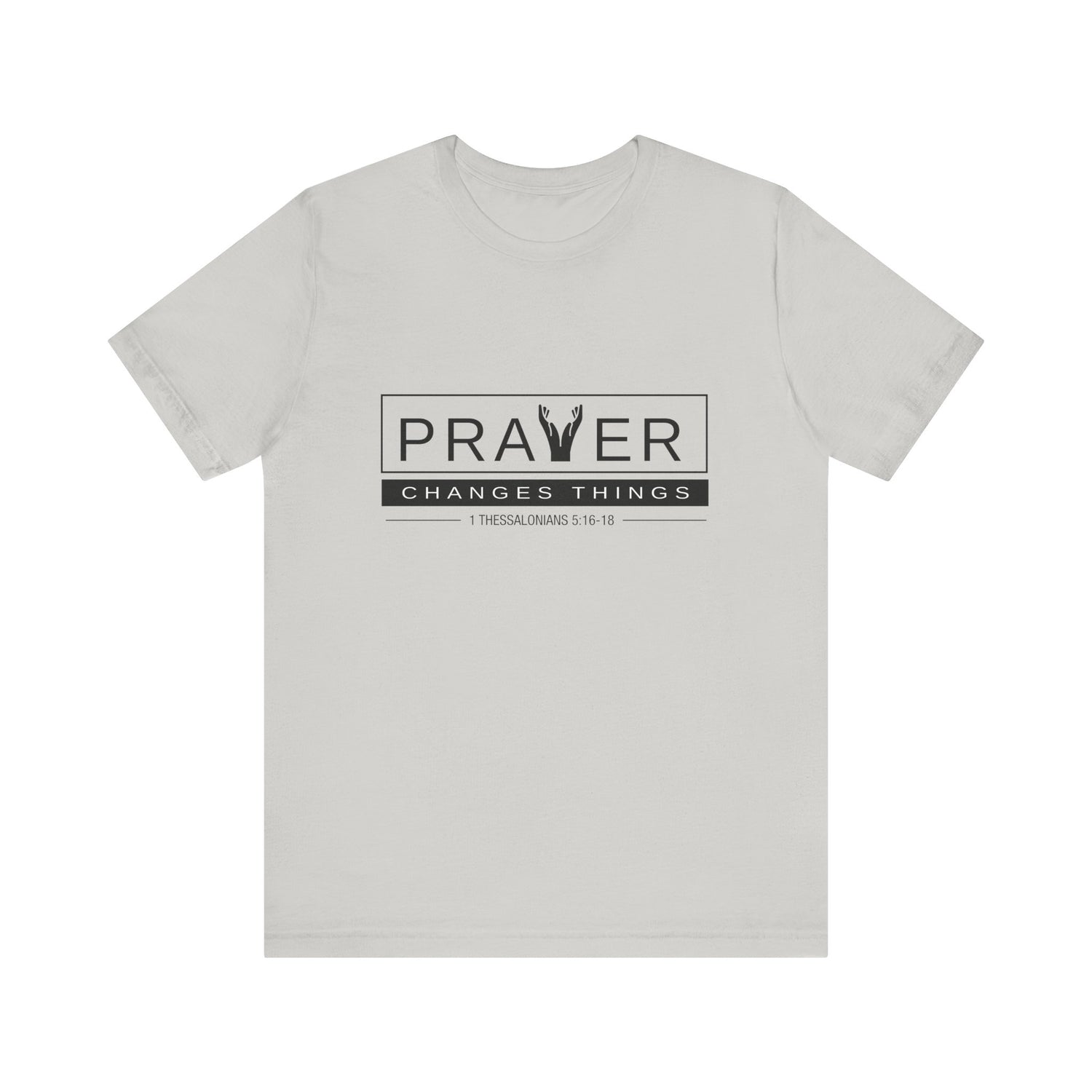 Prayer Changes Things | Hands—Square/Light Fab Tee