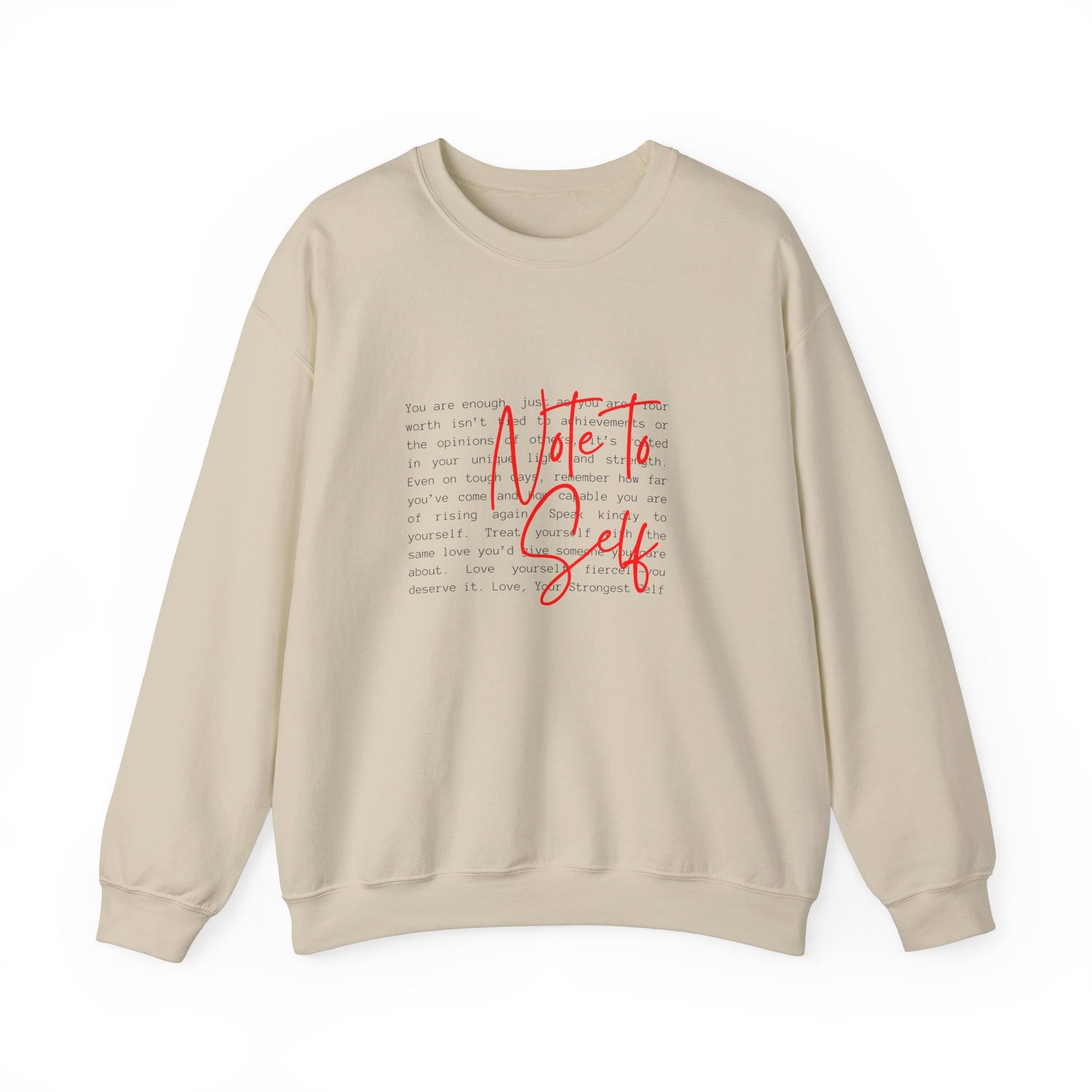 Note to Self: You are- Premium Sweatshirt