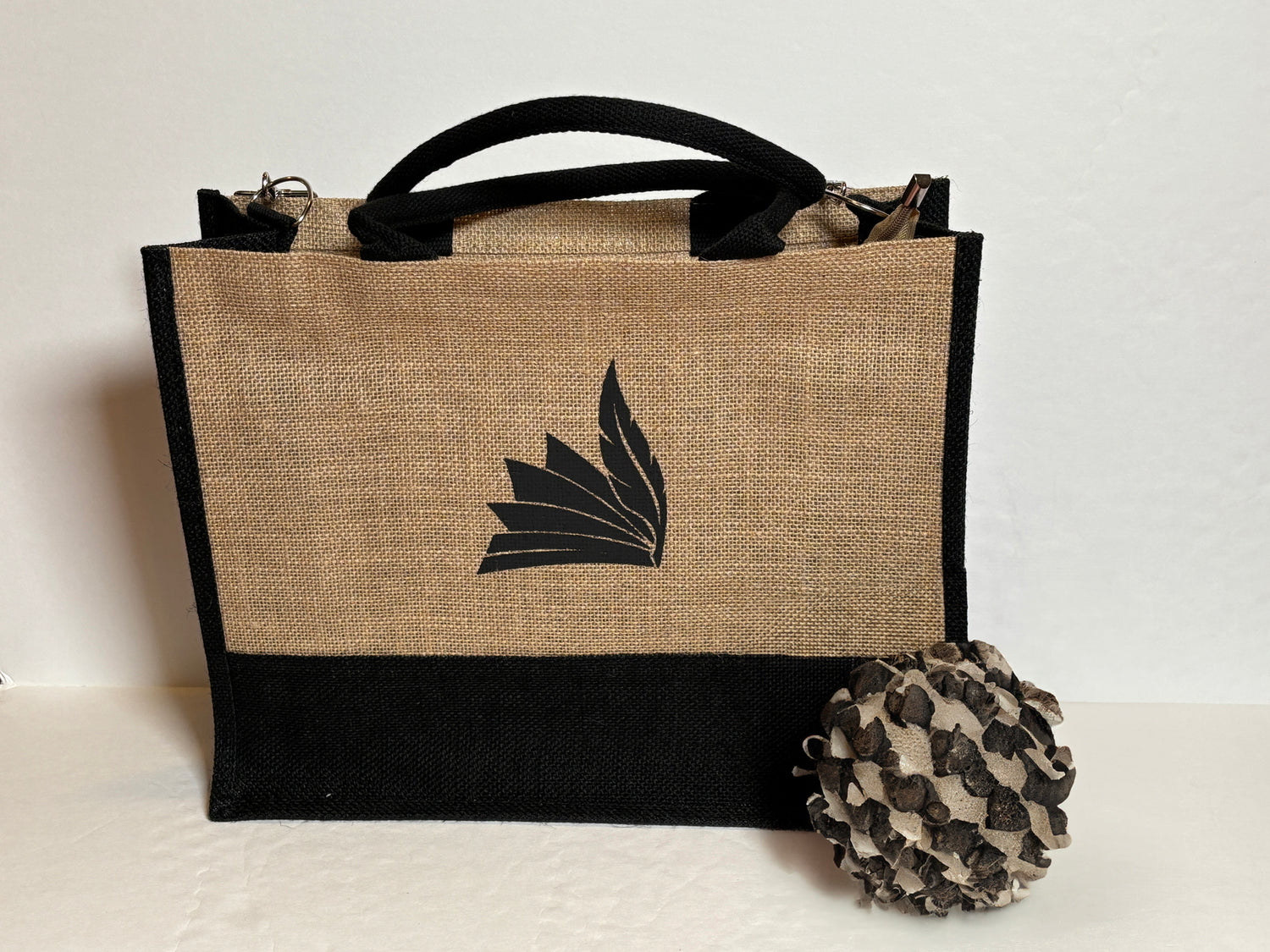 Branded Burlap Tote