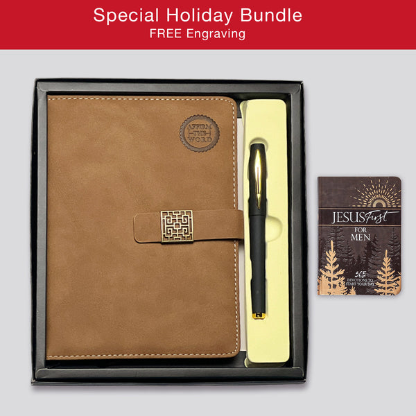 Special Holiday Devotional Bundle— Mens (FREE Engraving)