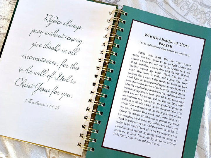 Affirm The Word Prayer Journal & Pen (Teal) - Affirm The Word Literary