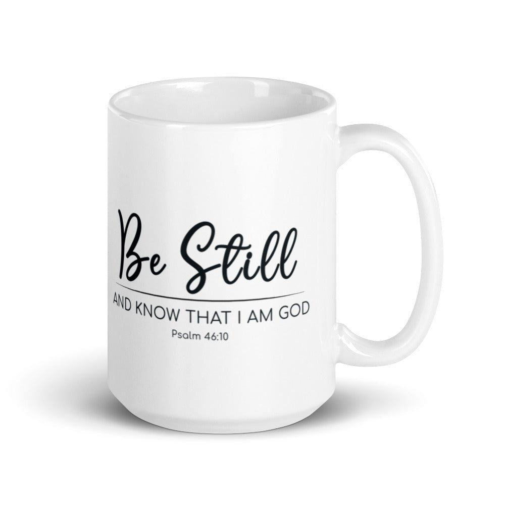 Be Still | B&W Mug - Affirm The Word Literary