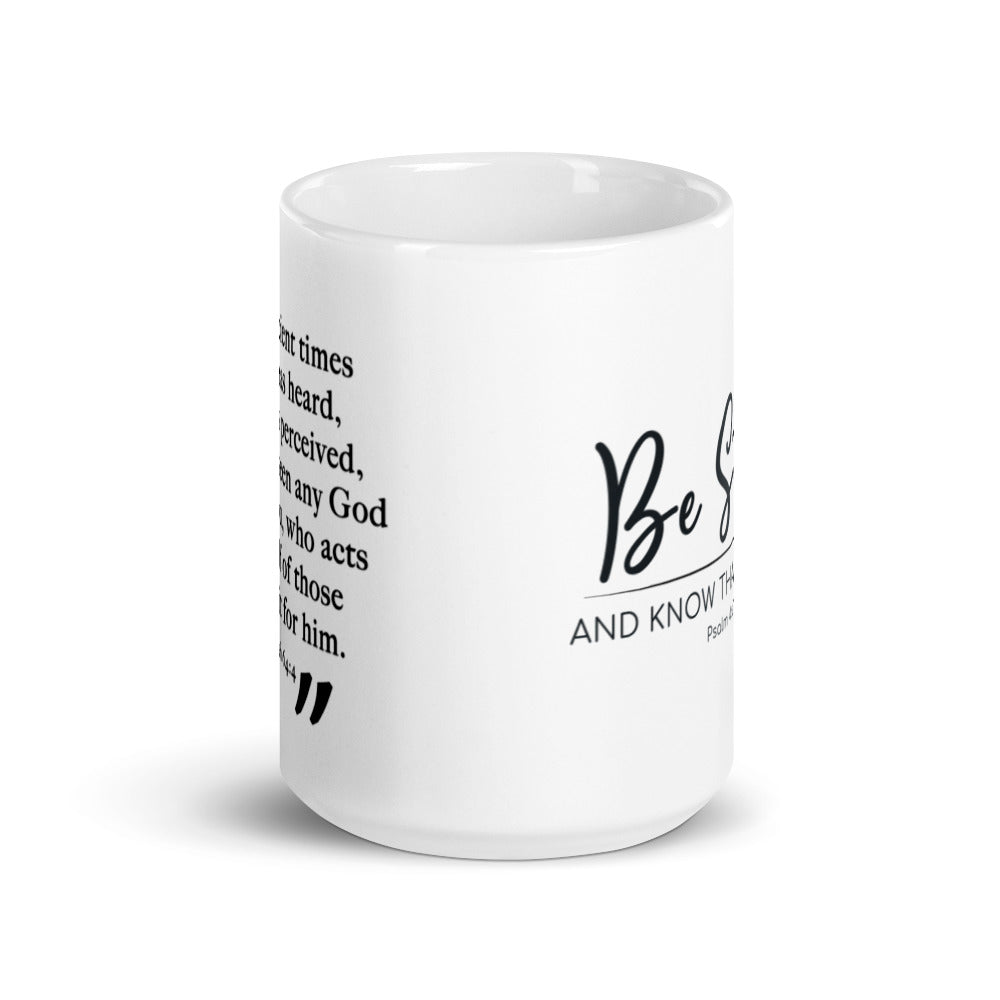 Be Still | B&W Mug - Affirm The Word Literary