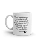 Be Still | B&W Mug - Affirm The Word Literary