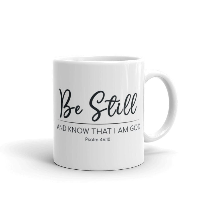 Be Still | B&W Mug - Affirm The Word Literary