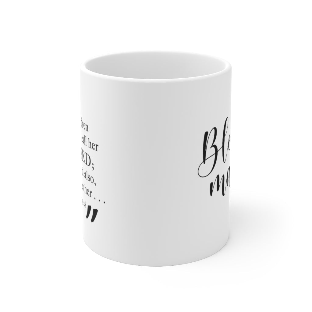 Blessed Mama Ceramic Mug - Affirm The Word Literary
