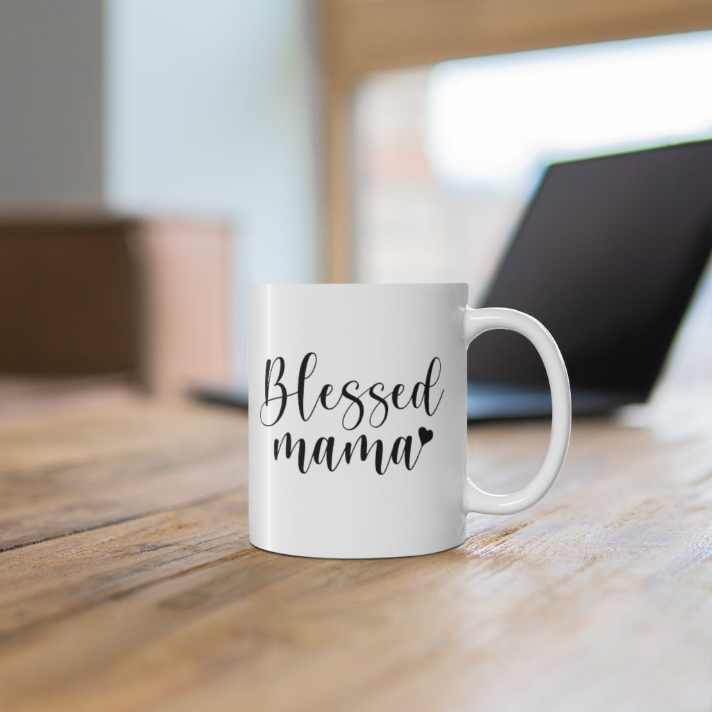 Blessed Mama Ceramic Mug - Affirm The Word Literary