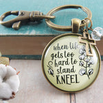 Faith– When Life . . . Keychain - Affirm The Word Literary