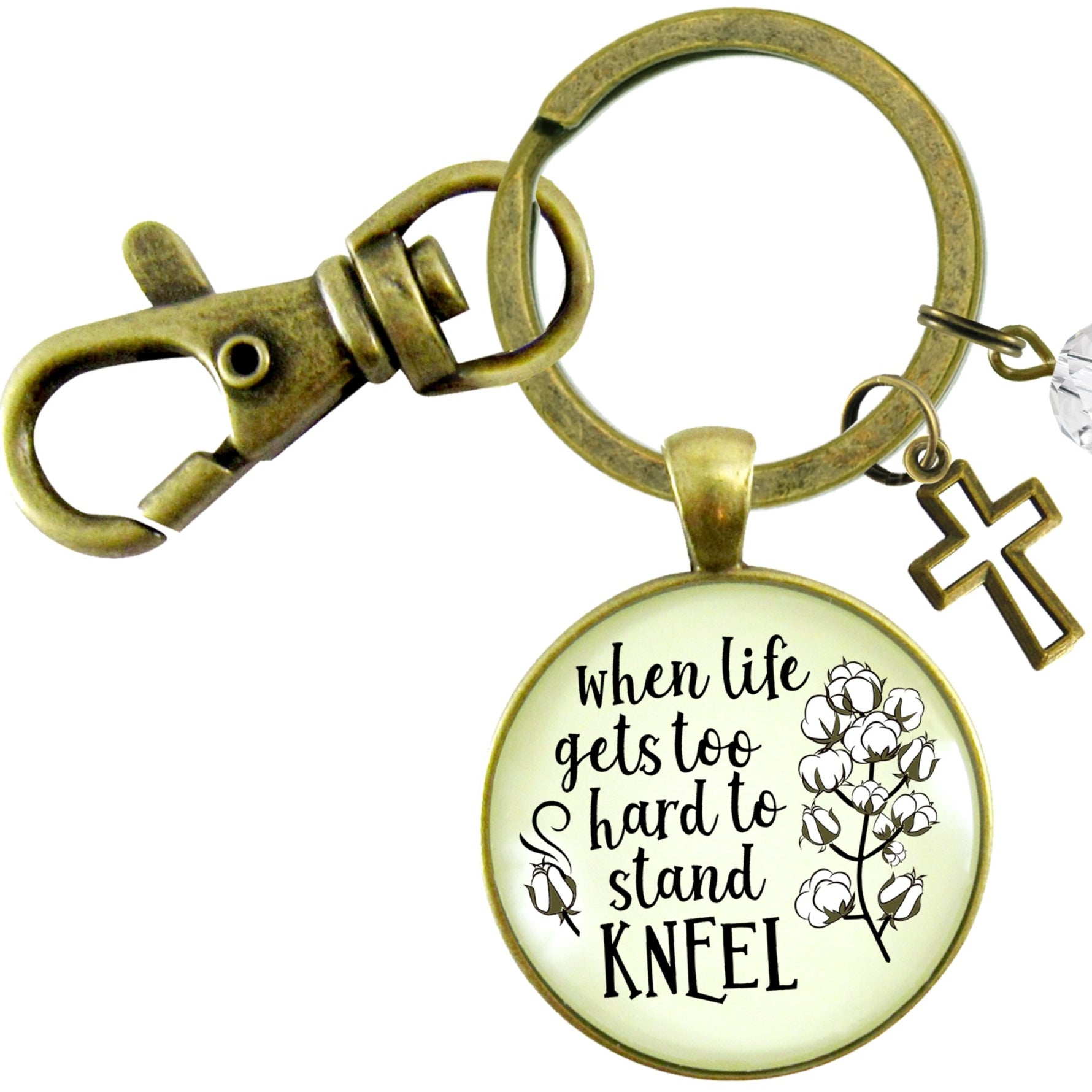 Faith– When Life . . . Keychain - Affirm The Word Literary