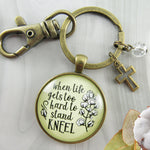 Faith– When Life . . . Keychain - Affirm The Word Literary