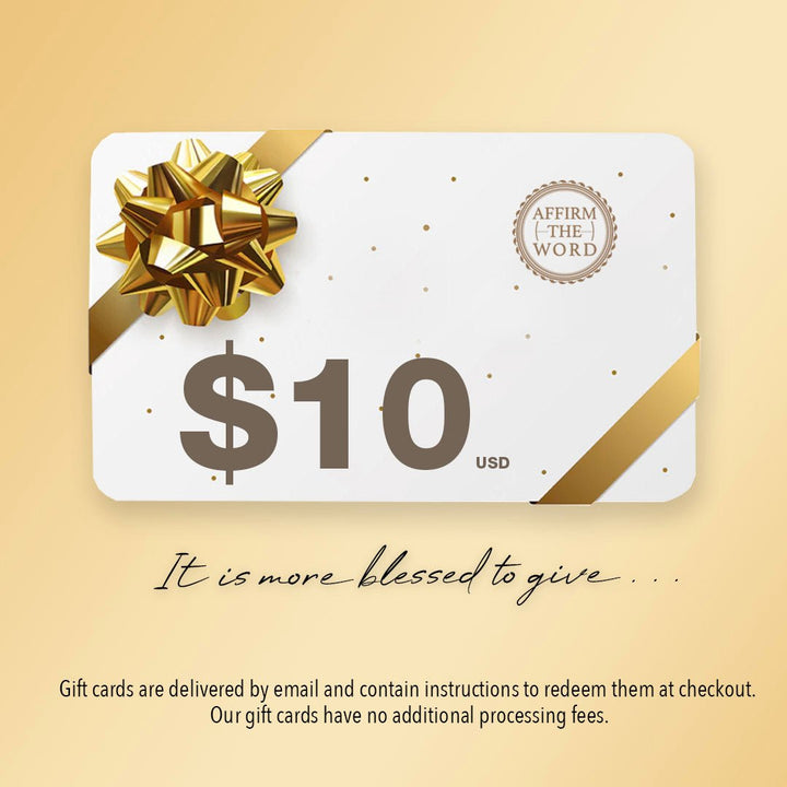 Gift Card - Affirm The Word Literary