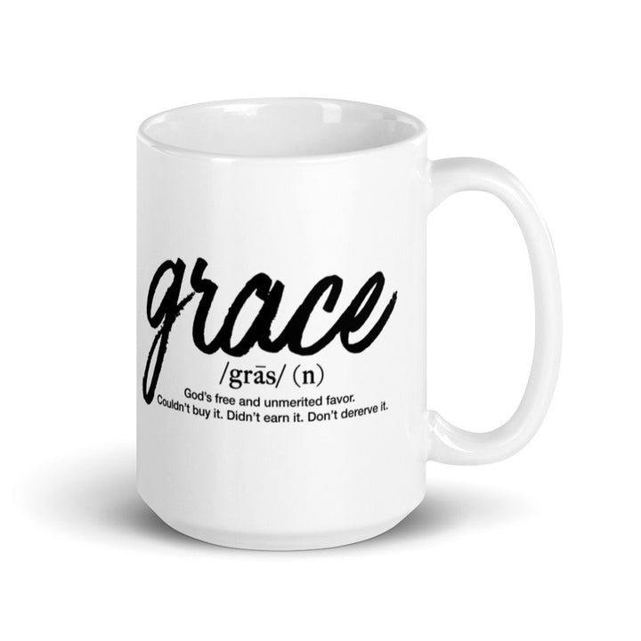 Grace | B&W Ceramic Mug - Affirm The Word Literary