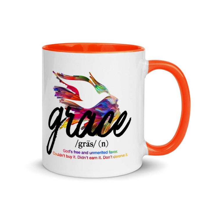 Grace| Multi Col Mug w/ Color Inside - Affirm The Word Literary