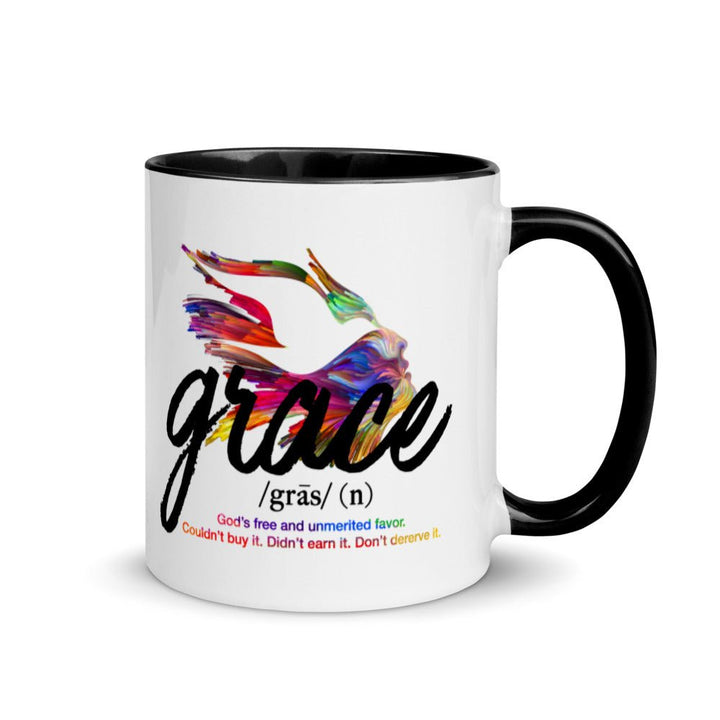 Grace| Multi Col Mug w/ Color Inside - Affirm The Word Literary