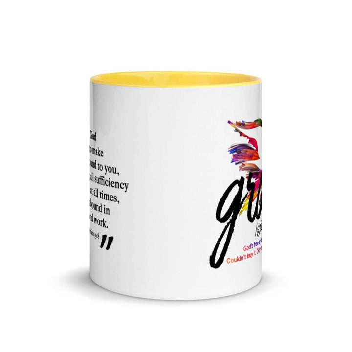 Grace| Multi Col Mug w/ Color Inside - Affirm The Word Literary