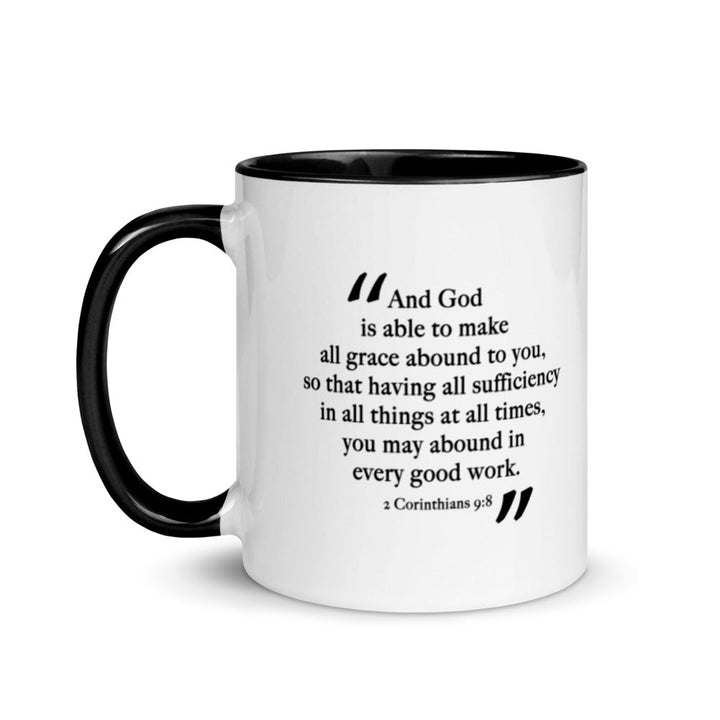 Grace| Multi Col Mug w/ Color Inside - Affirm The Word Literary