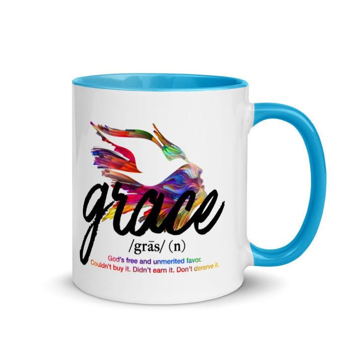 Grace| Multi Col Mug w/ Color Inside - Affirm The Word Literary