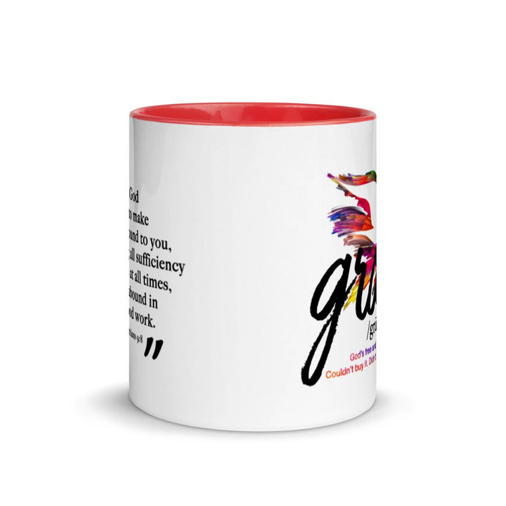 Grace| Multi Col Mug w/ Color Inside - Affirm The Word Literary