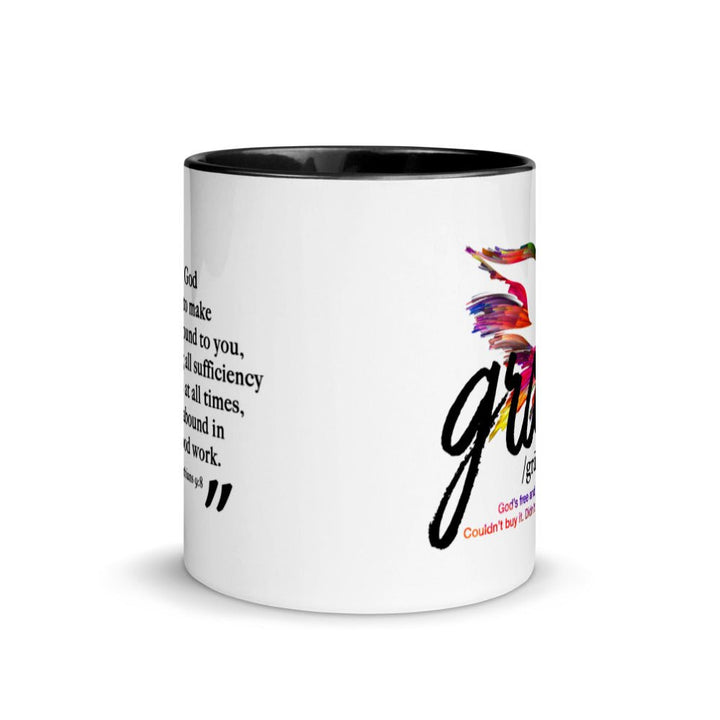 Grace| Multi Col Mug w/ Color Inside - Affirm The Word Literary