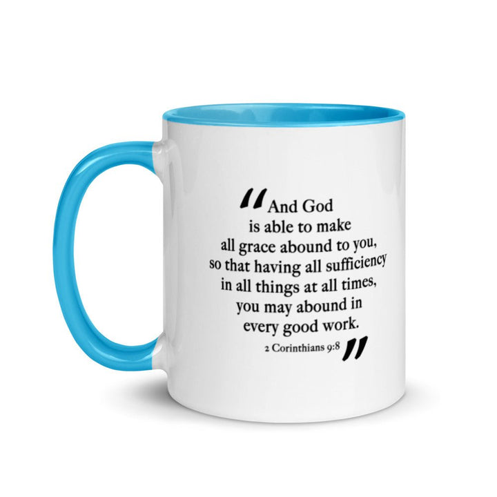 Grace| Multi Col Mug w/ Color Inside - Affirm The Word Literary