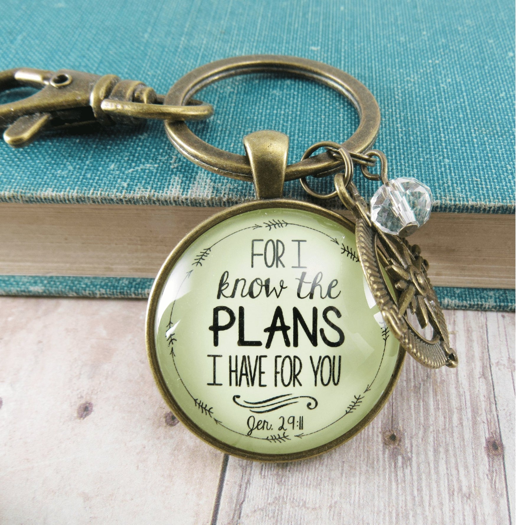 I Know the Plans Keychain - Affirm The Word Literary