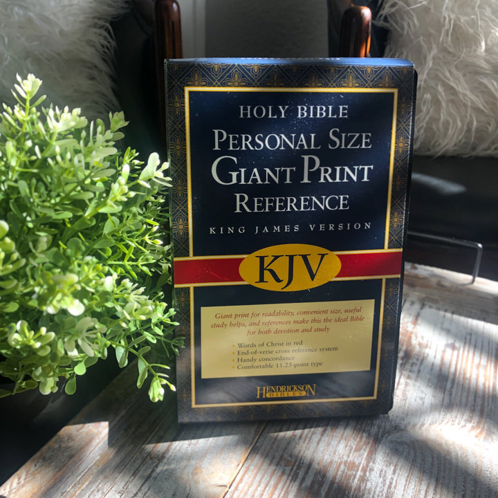 KJV Personal Giant Print Reference Bible - Affirm The Word Literary