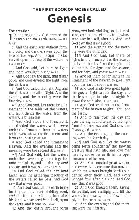 KJV Personal Giant Print Reference Bible - Affirm The Word Literary