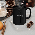 Pray | Black Ceramic Mug - Affirm The Word Literary