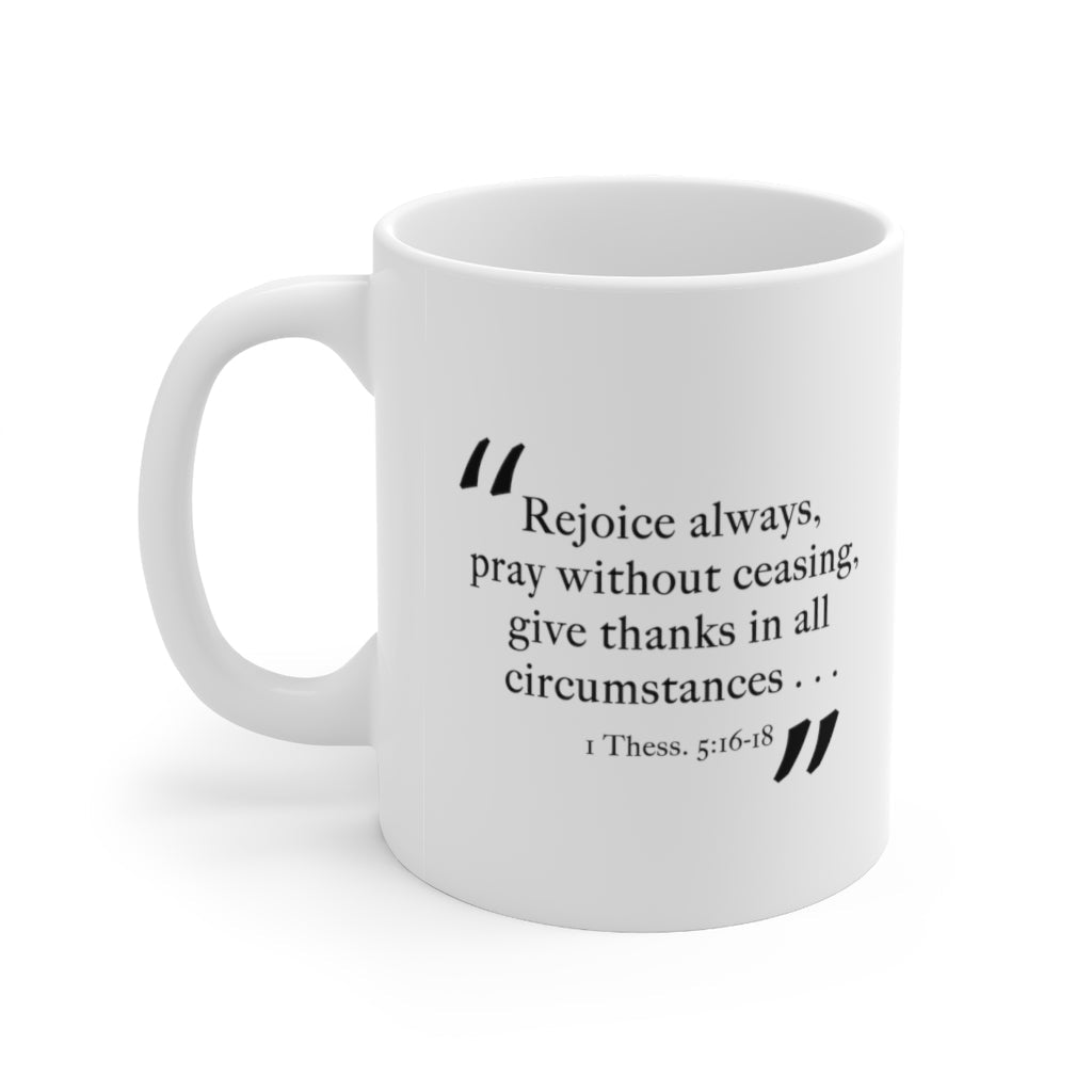 Pray | White Ceramic Mug - Affirm The Word Literary