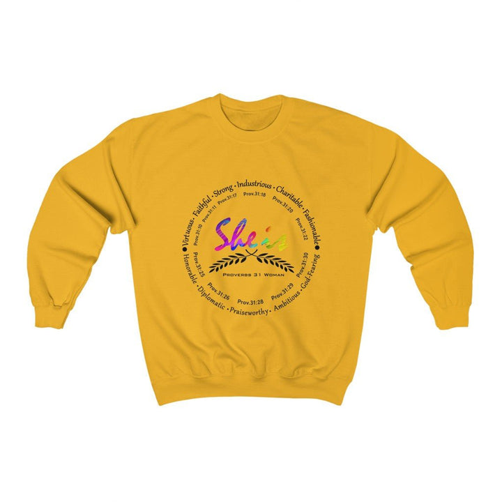 She Is . . . Light Fab Sweatshirt - Affirm The Word Literary