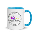 She Is . . . Multi-Col Mug - Affirm The Word Literary