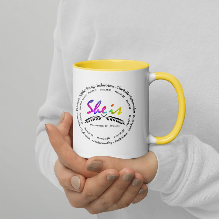 She Is . . . Multi-Col Mug - Affirm The Word Literary